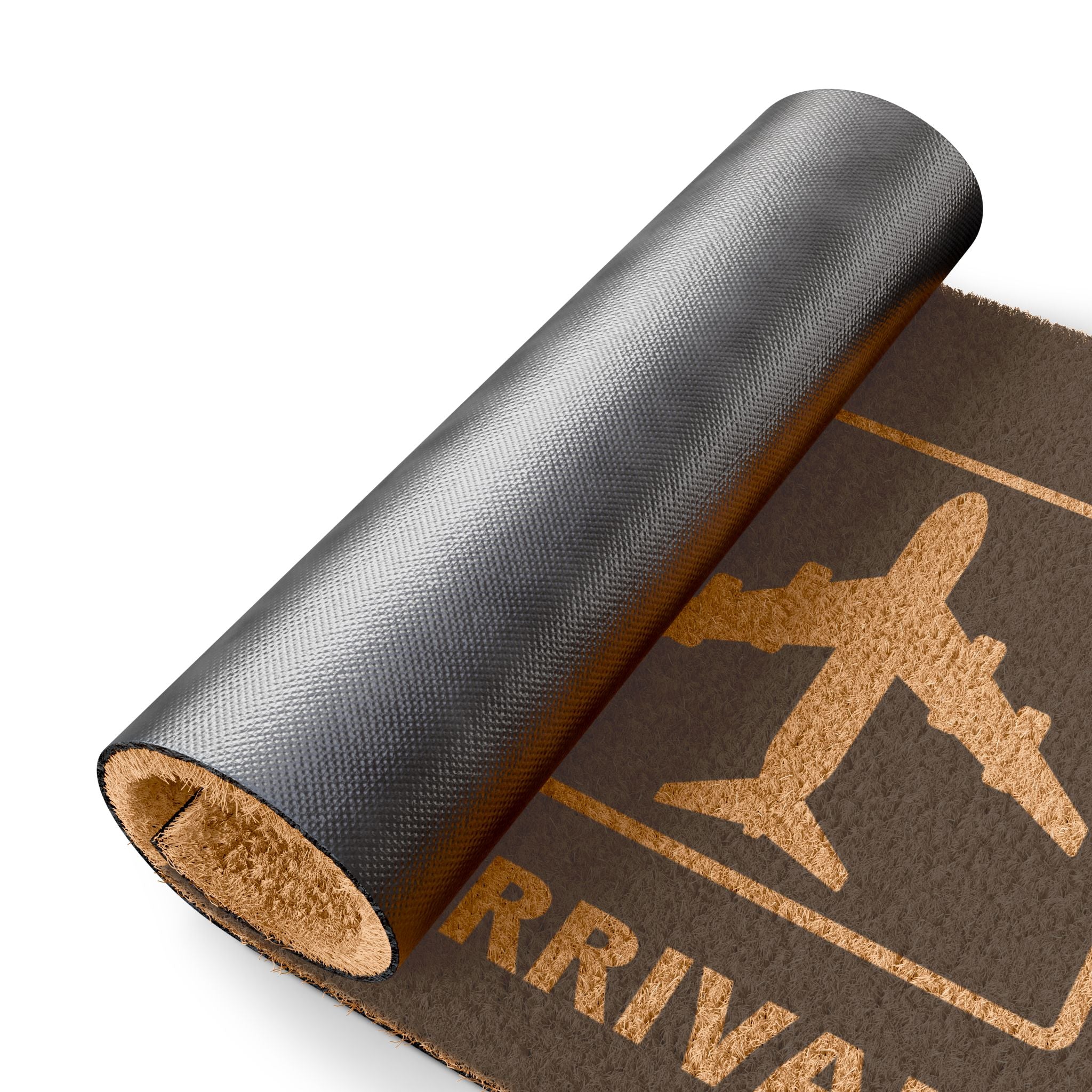 Departure and Arrival Airplane Welcome Doormat