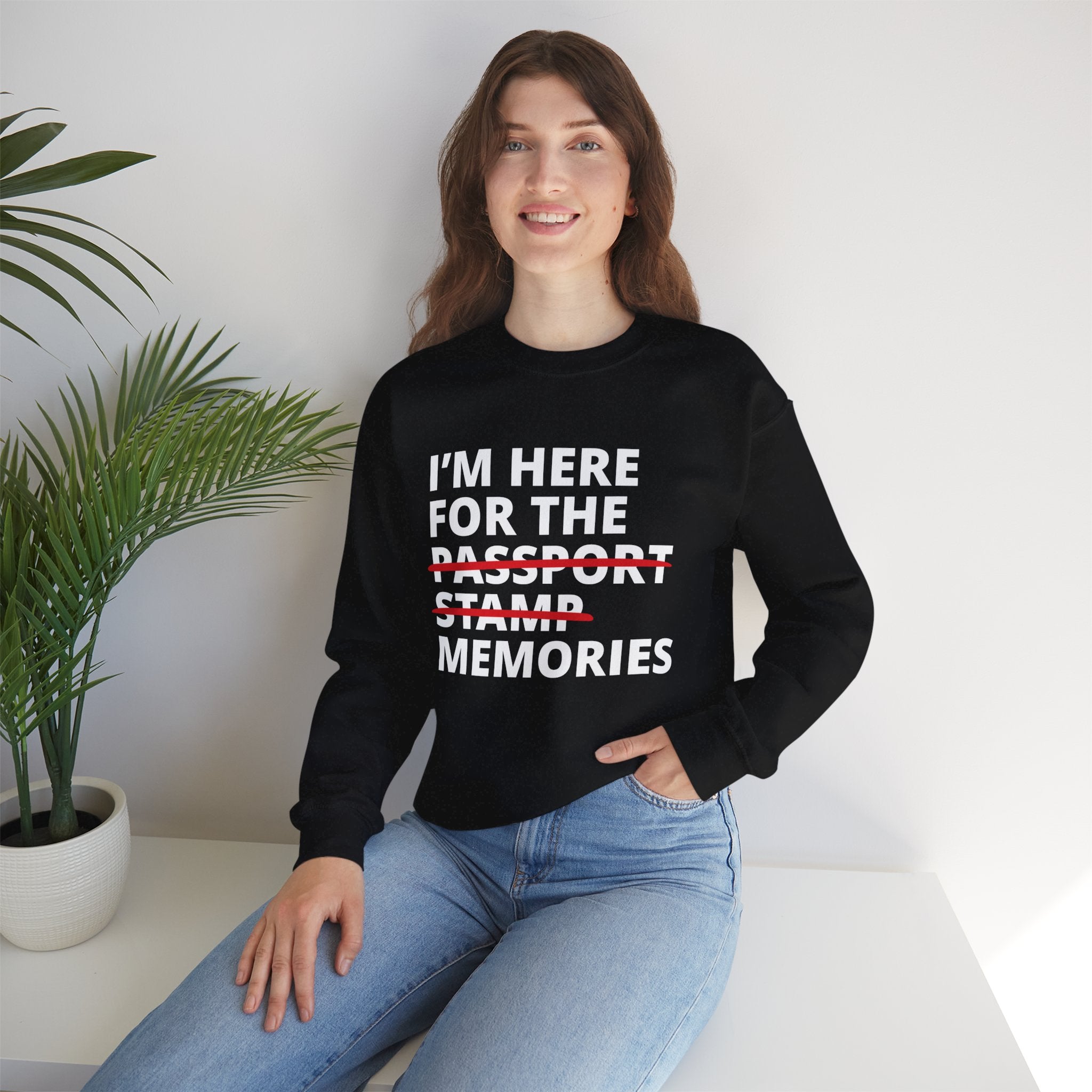 Here For The Memories Crewneck Sweatshirt