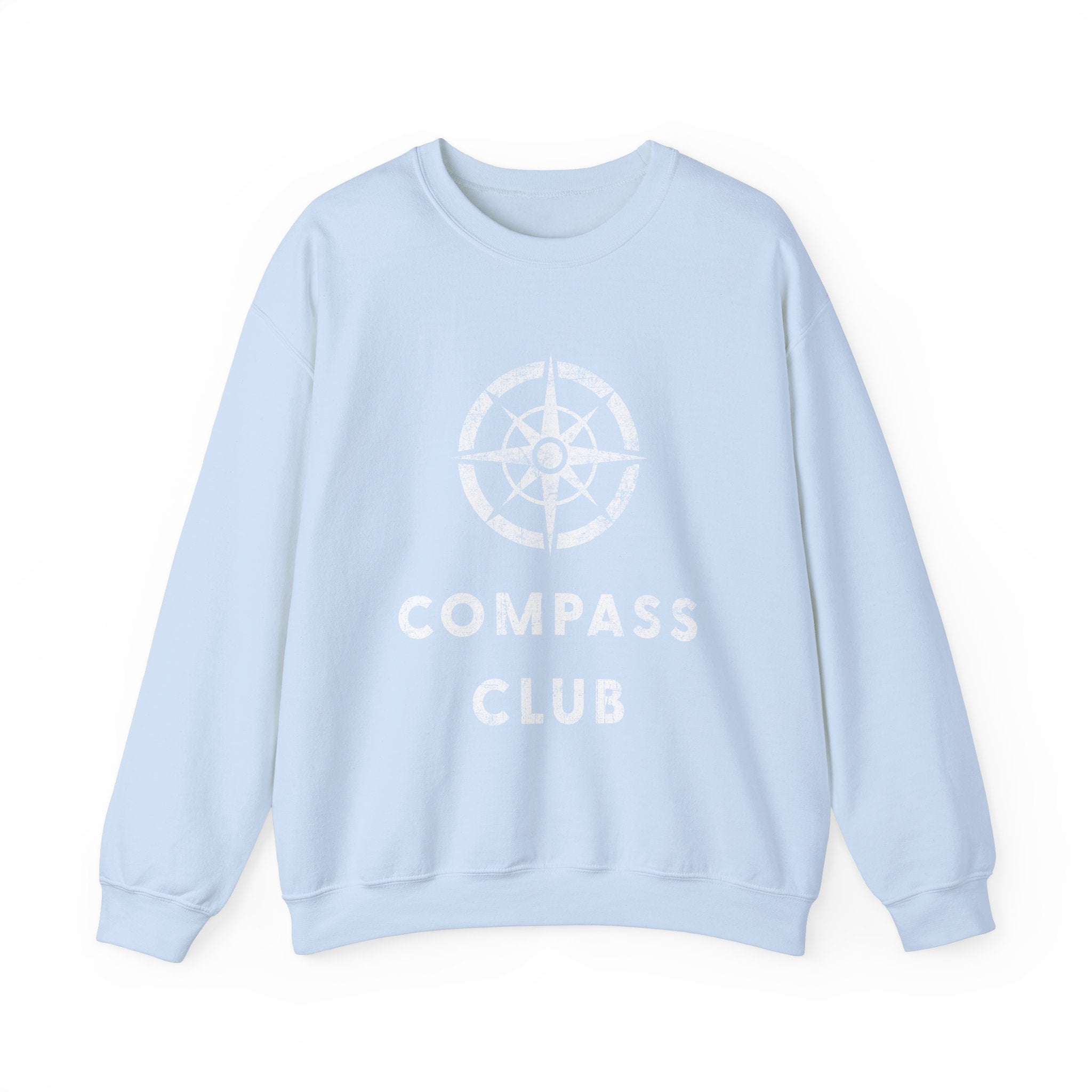 Compass Club Bold Logo Crewneck Sweatshirt