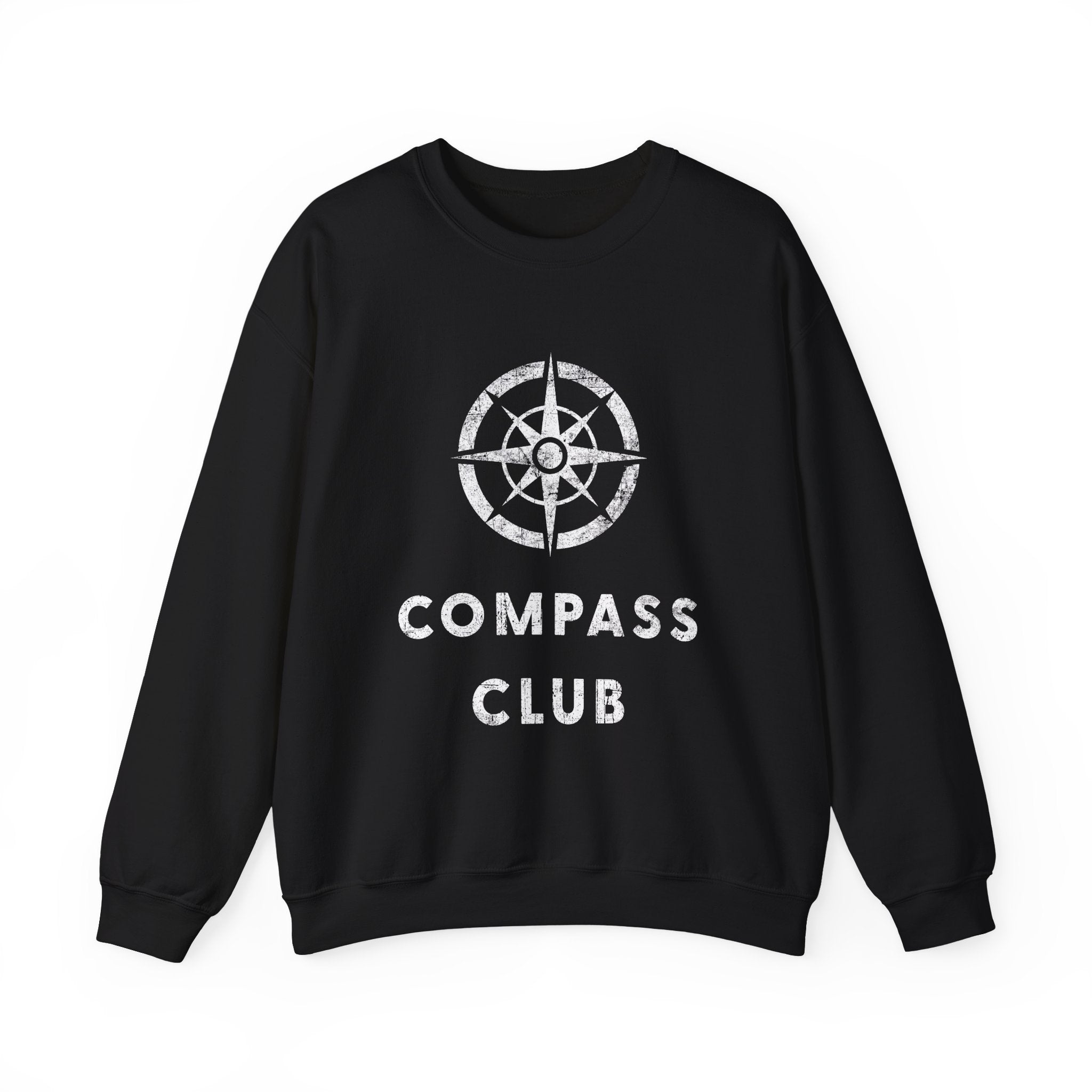 Compass Club Bold Logo Crewneck Sweatshirt