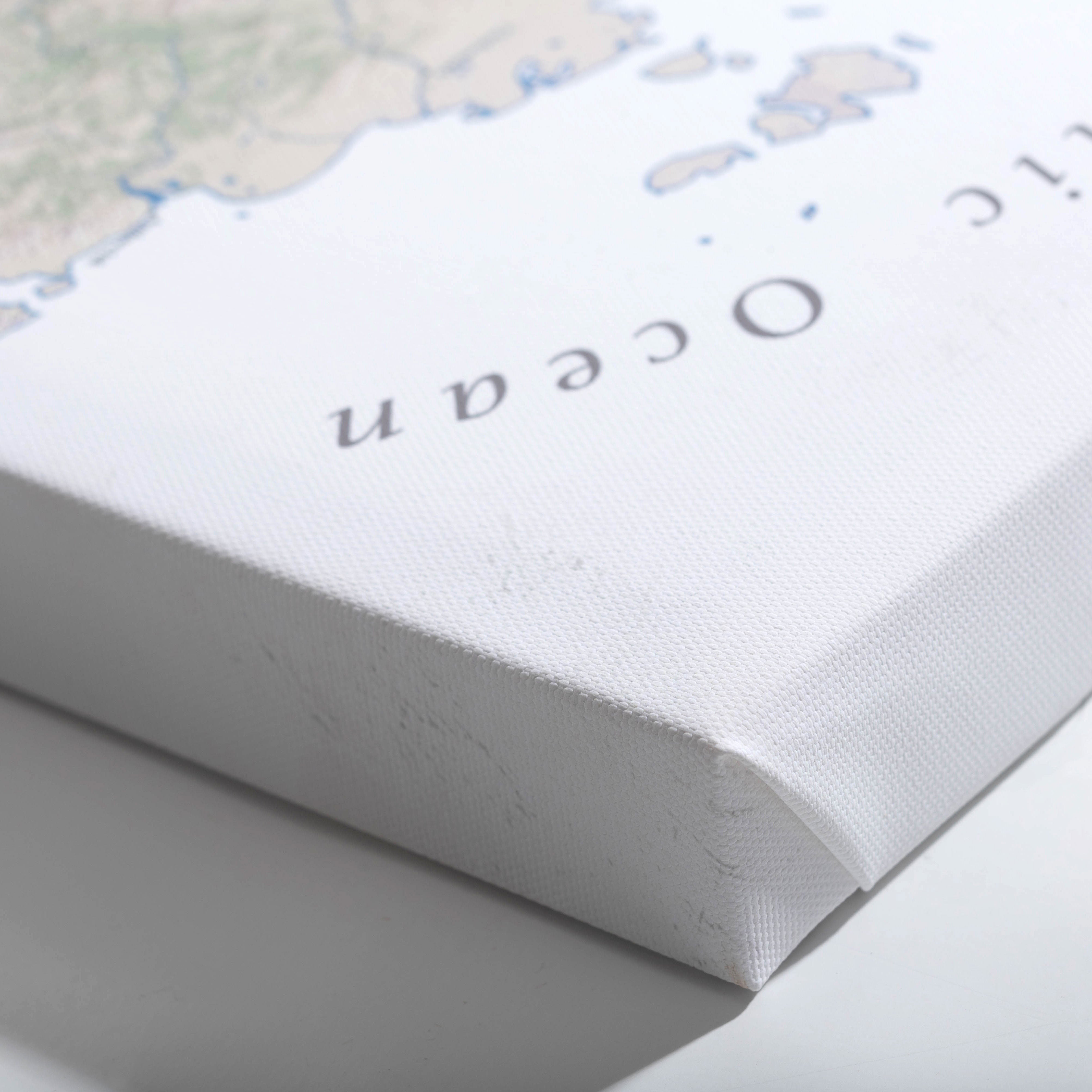 Push Pin World Map (Pin Board) - The Night Voyager - Essentials Collection Conquest Maps LLC