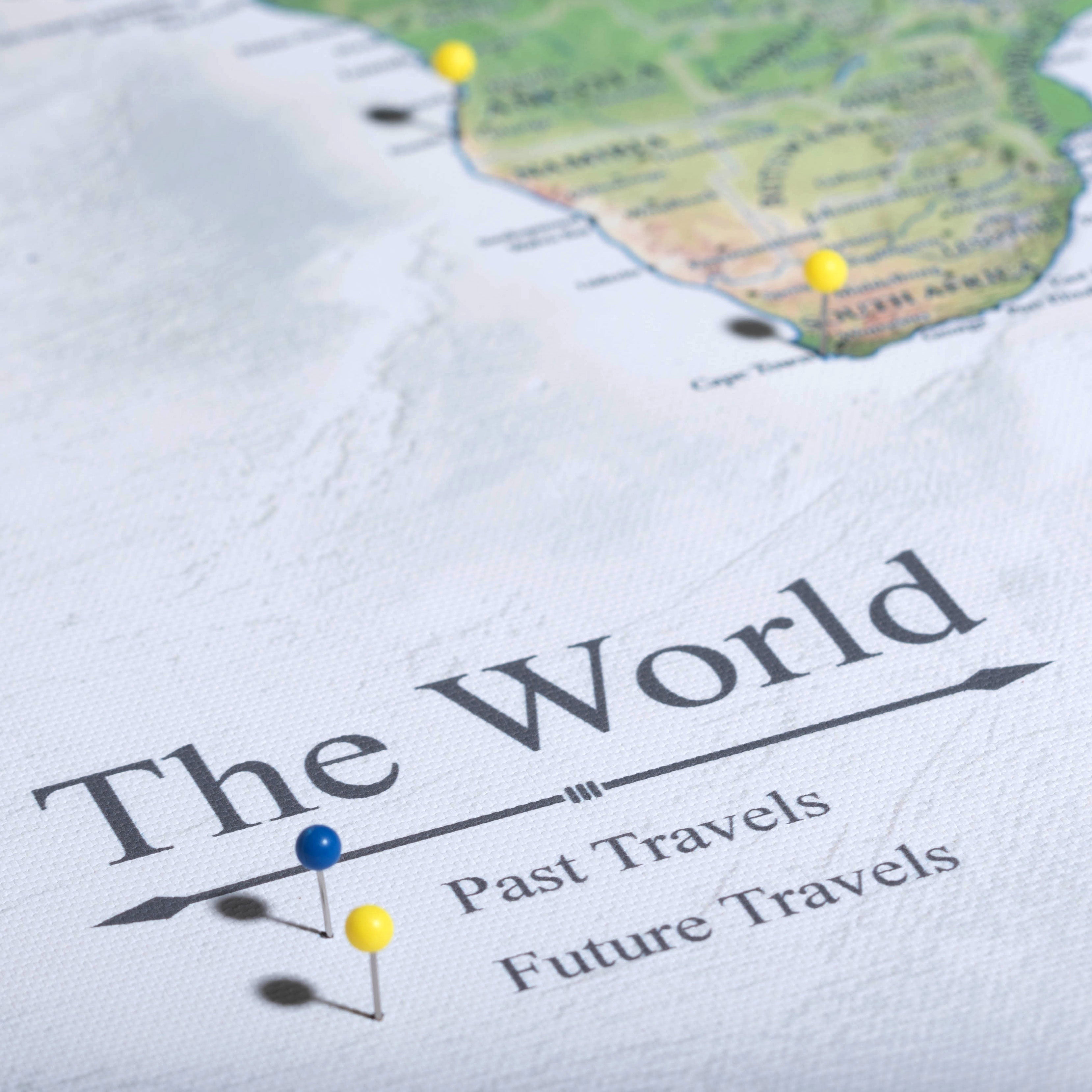 Push Pin USA Map (Pin Board) - The Adventurer - Essentials Collection Conquest Maps LLC