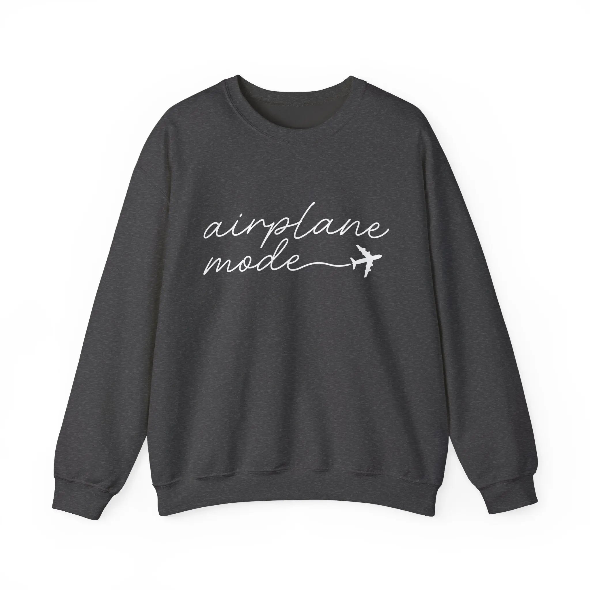 Airplane Mode Crewneck Sweater Printify