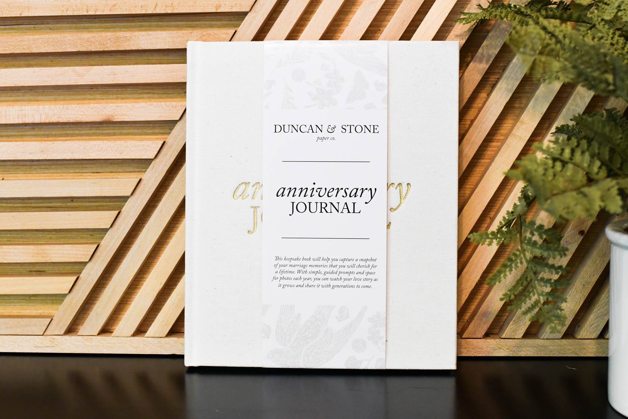 Anniversary Journal Duncan & Stone Paper Co.