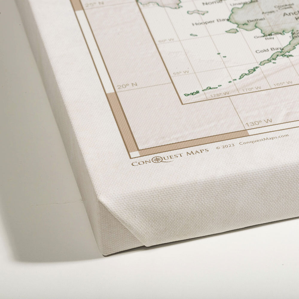 Push Pin USA Map (Pin Board) - Desert Sunrise - Overstock Sale CM Pin Board