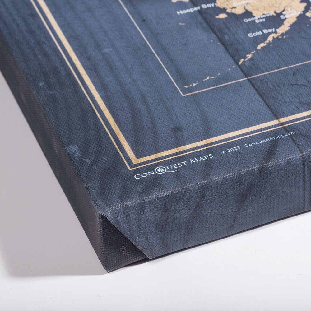 Push Pin USA Map (Pin Board) - Deep-Sea Drift - Overstock Sale! CM Pin Board