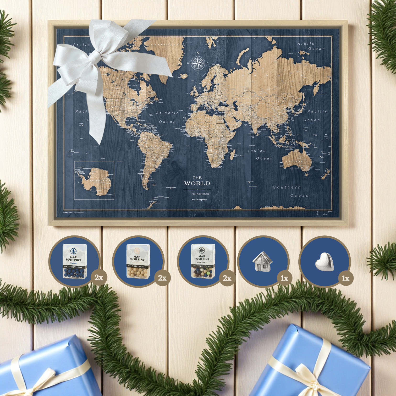 Deep-Sea Drift World Map Bundle