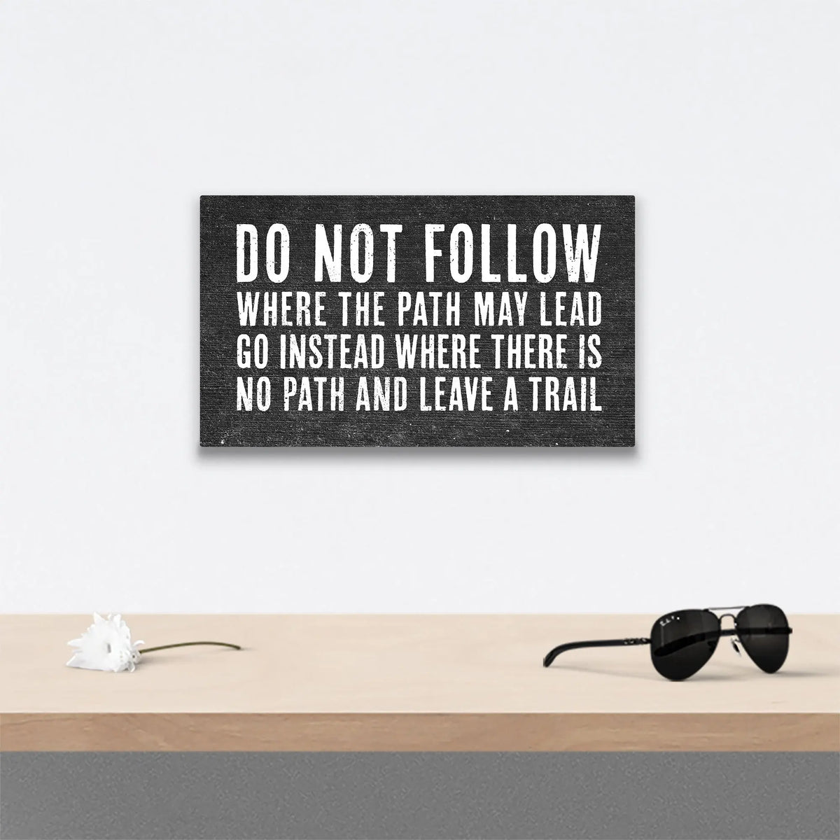 Do Not Follow Paths - Canvas Wall Art Conquest Maps LLC