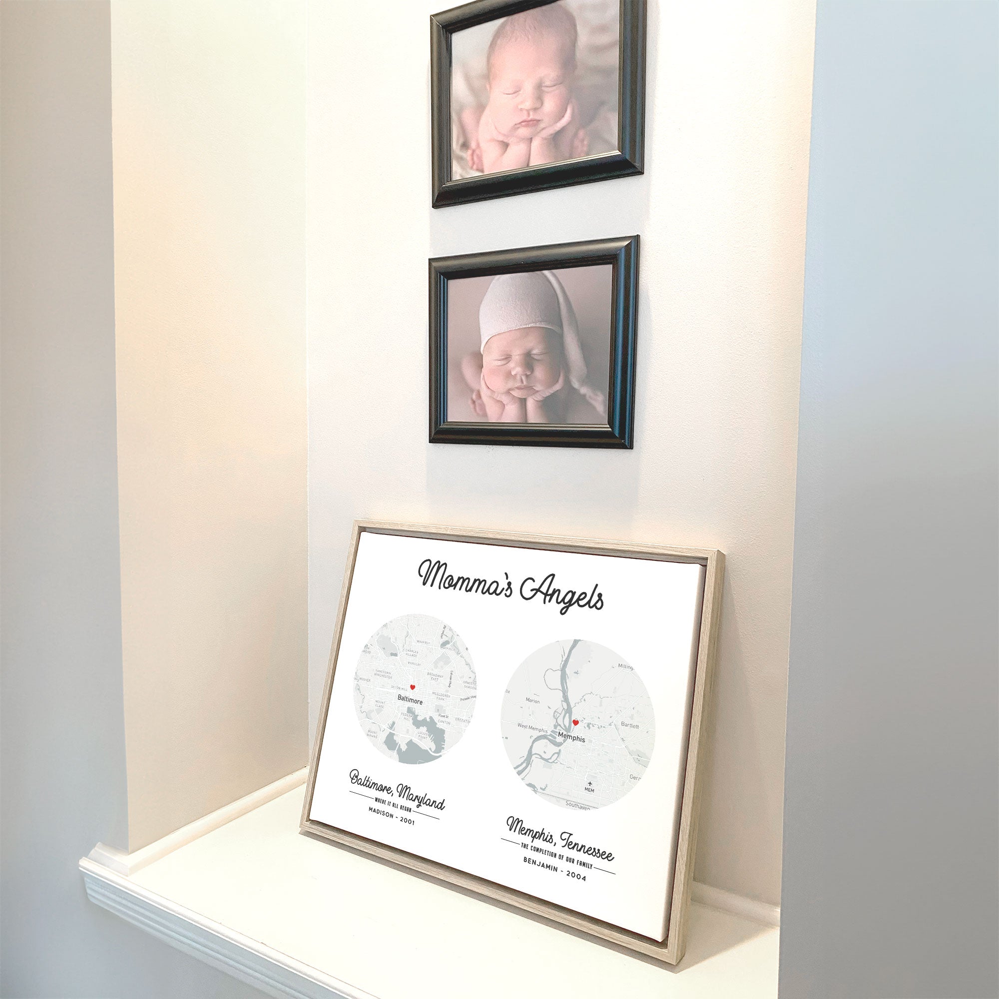 Father's Day Multi Circle Map Conquest Maps LLC