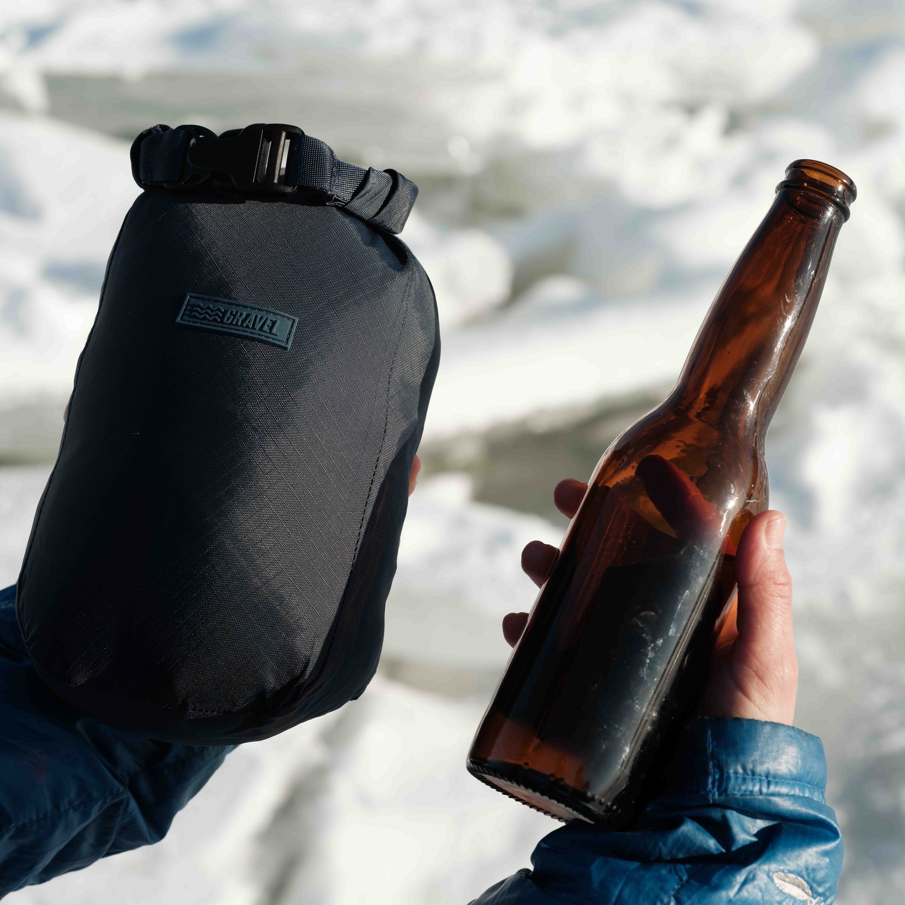 Layover™ Travel Blanket - Packable & Puffy | Black Gravel