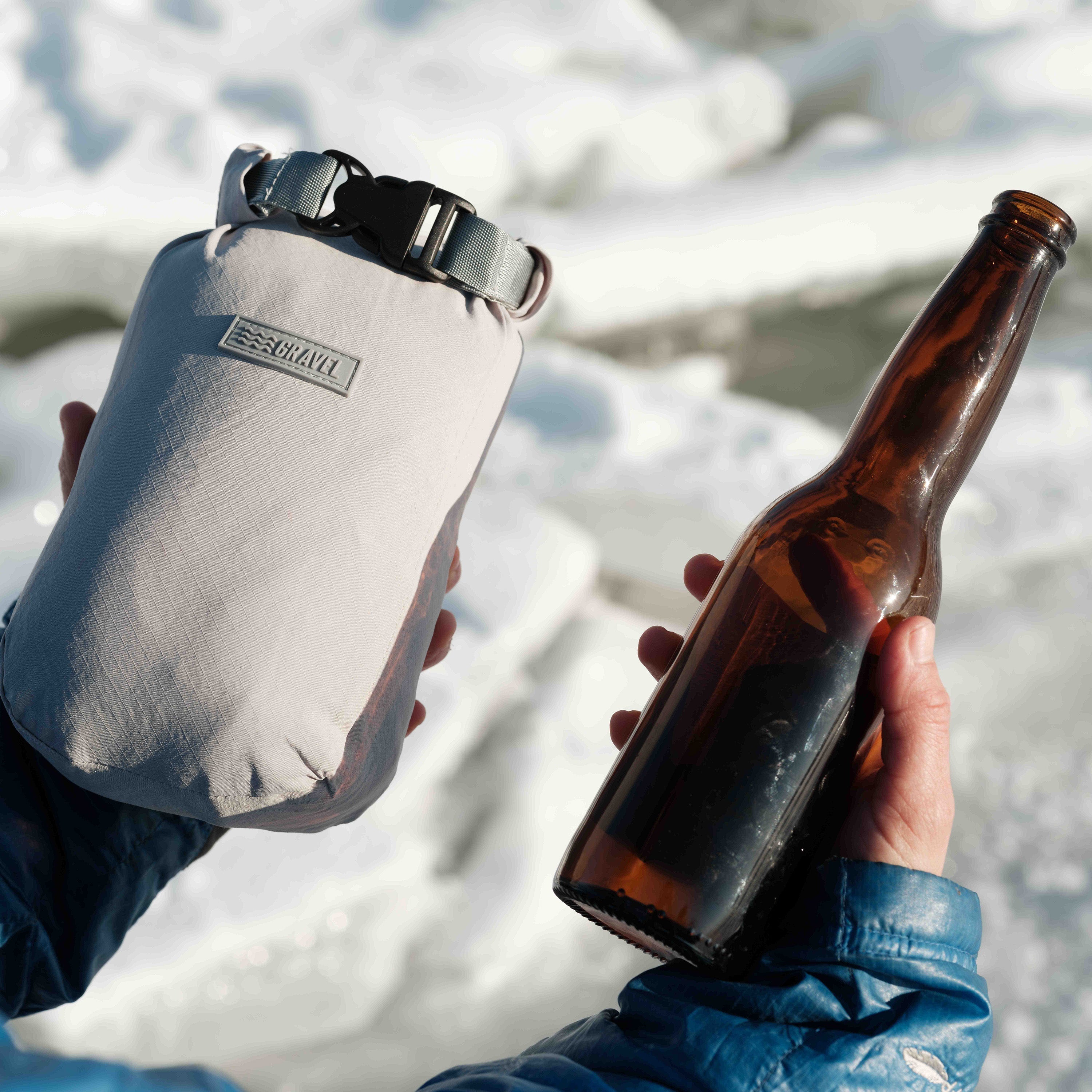 Layover™ Travel Blanket - Packable & Puffy | Gray Gravel