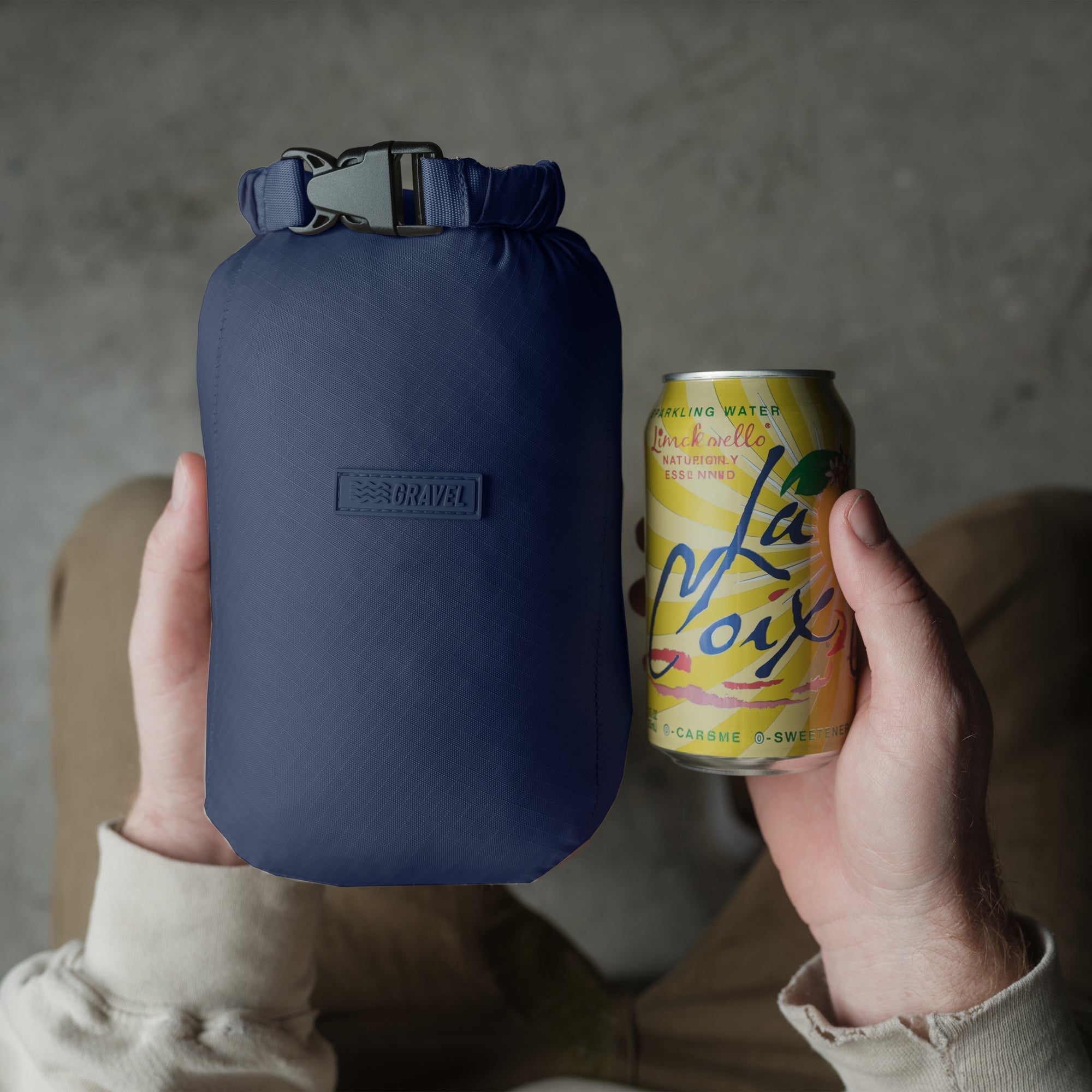 Layover™ XL Travel Blanket - Packable & Puffy | Blue Gravel