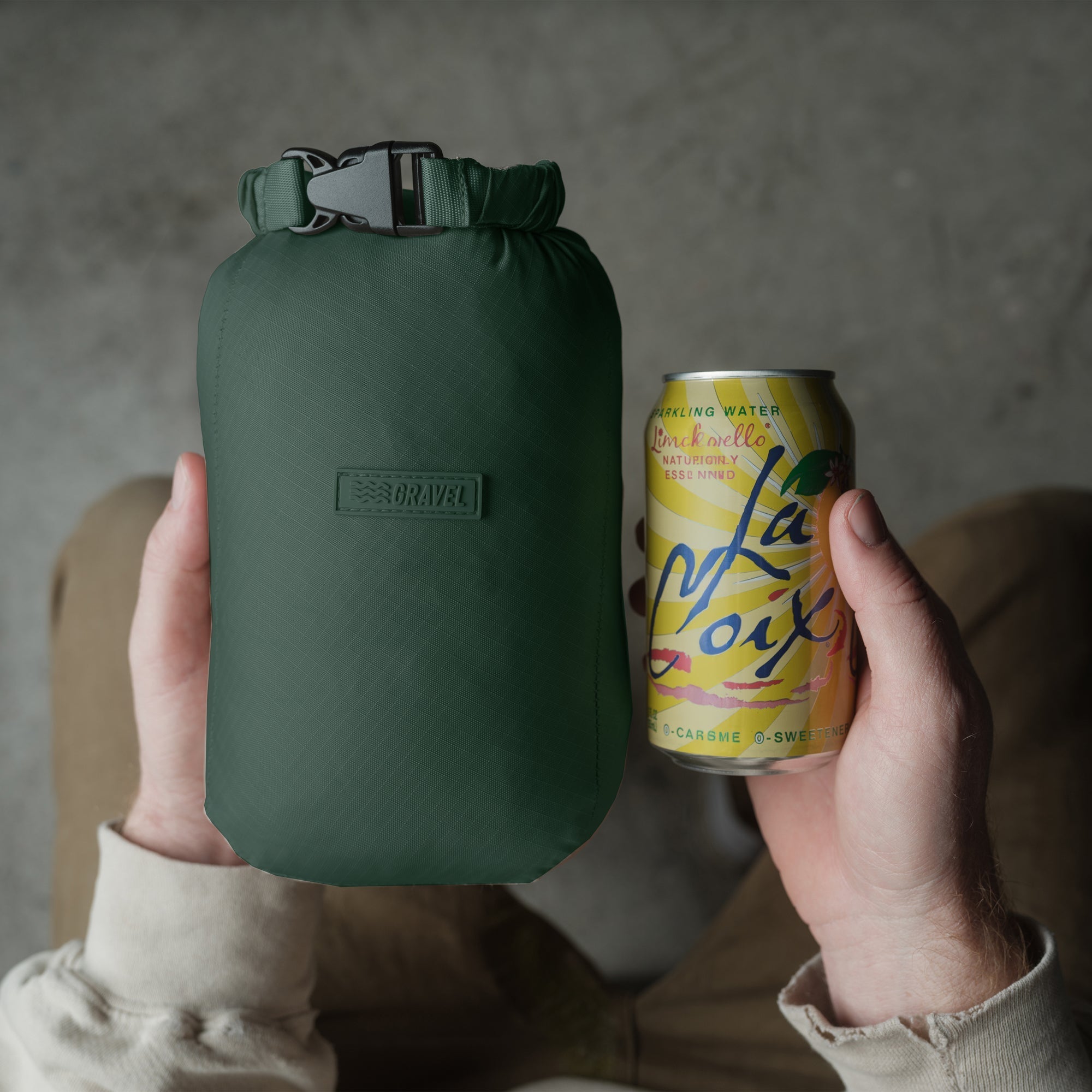 Layover™ XL Travel Blanket - Packable & Puffy | Spruce Gravel