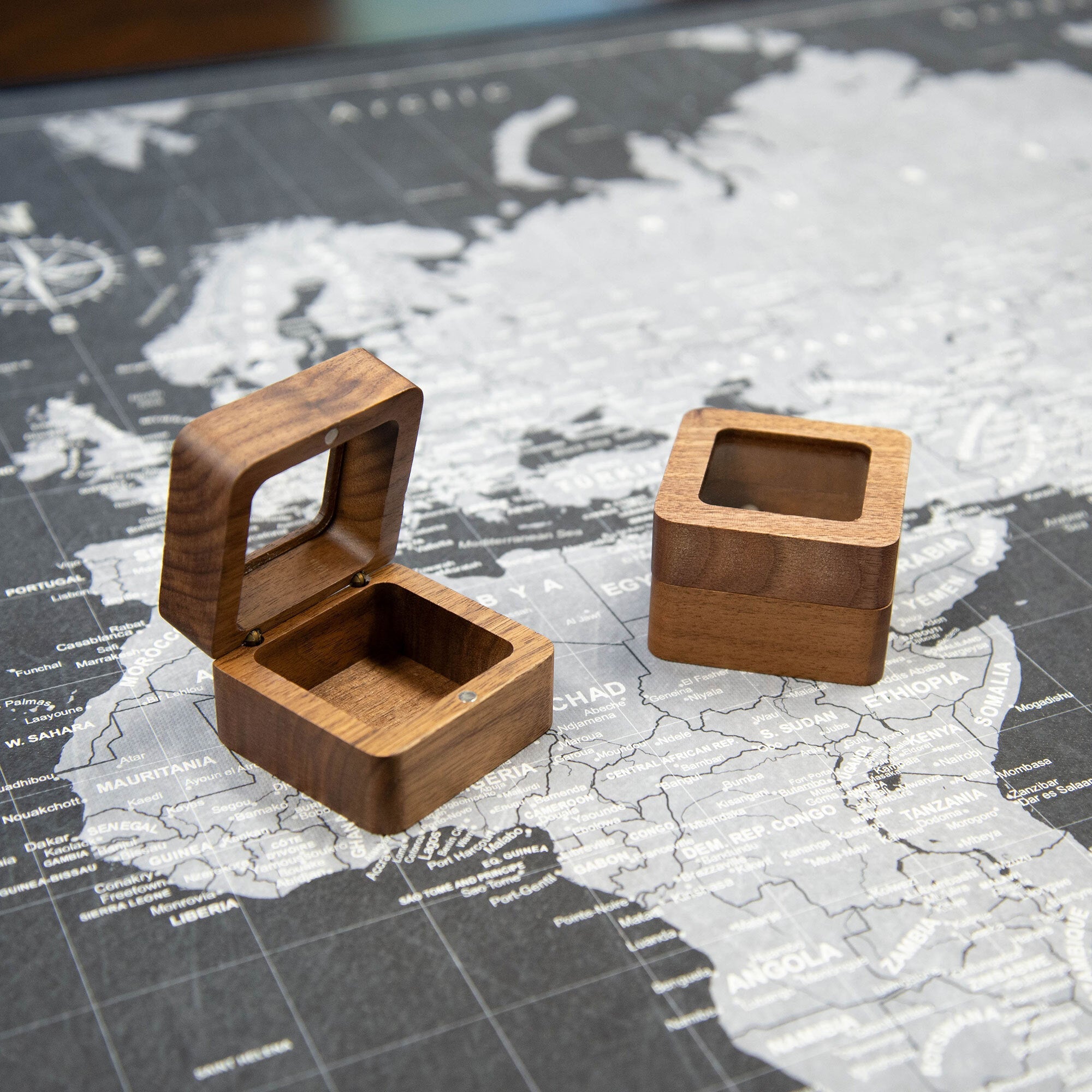 Push Pin Keepsake Box with Window (Copy) Conquest Maps LLC