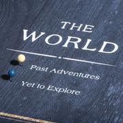 Push Pin World Map - Deep-Sea Drift CM Pin Board