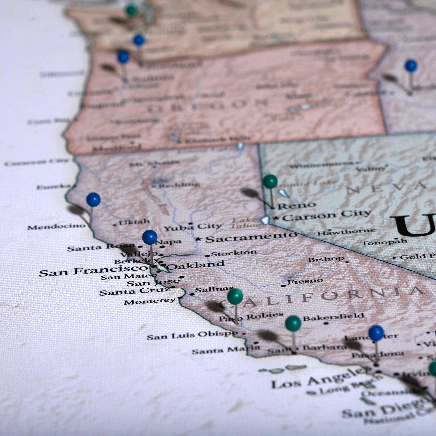 Push Pin USA Map (Pin Board) - The Trailblazer - Essentials Collection