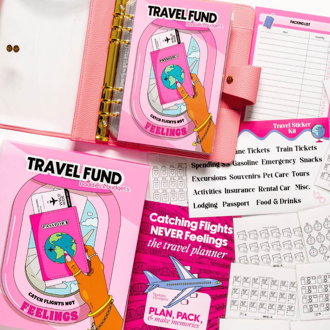 Travel Savings & Planner Set Baddies and Budgets