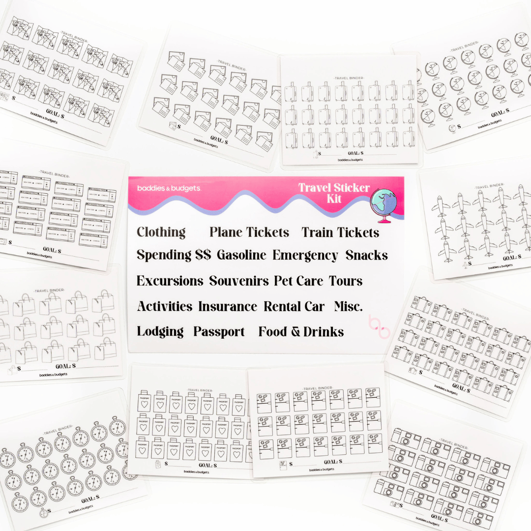 Travel Savings & Planner Set Baddies and Budgets