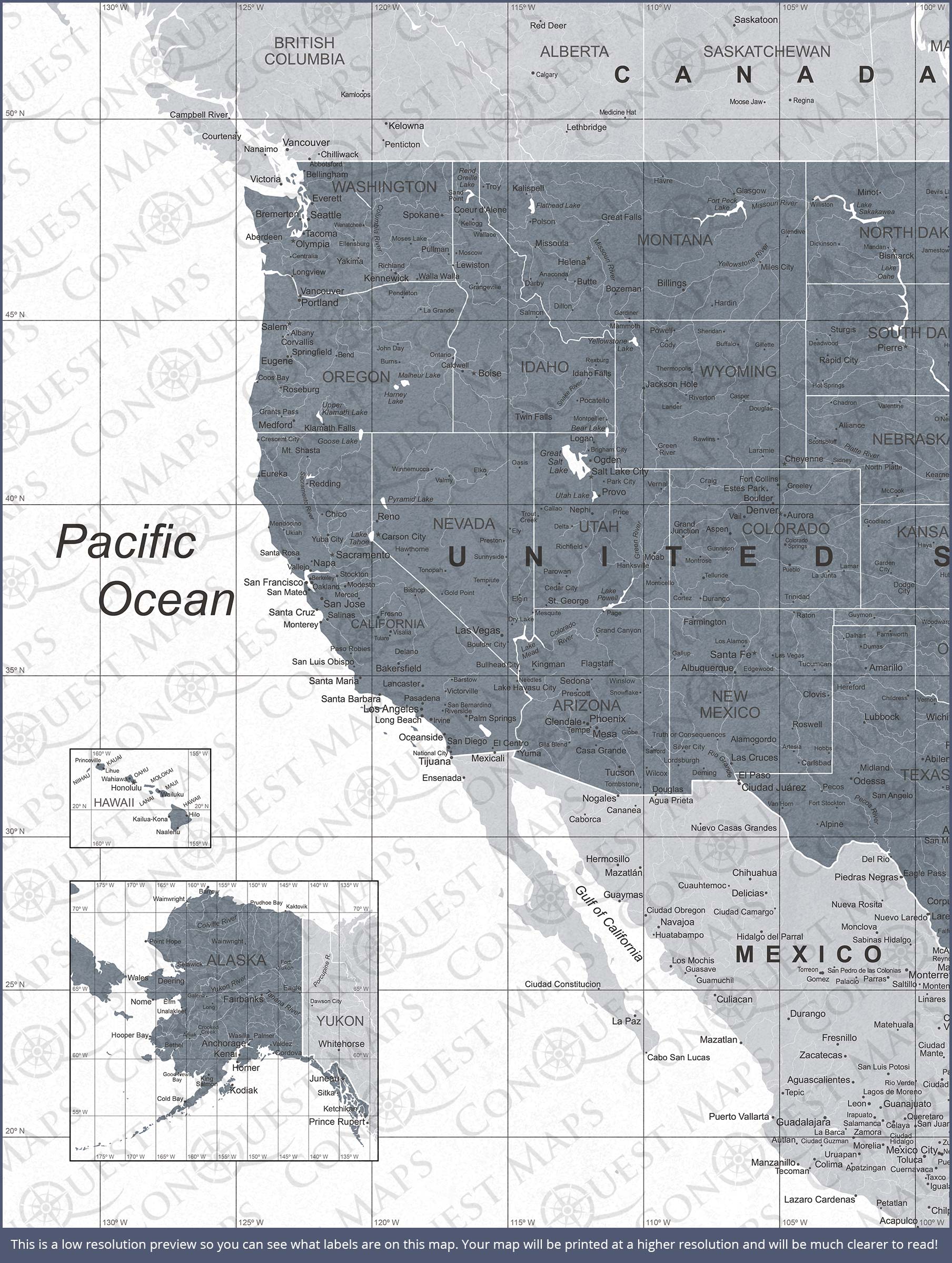 Push Pin USA Map (Pin Board) - Dark Gray Color Splash CM Pin Board