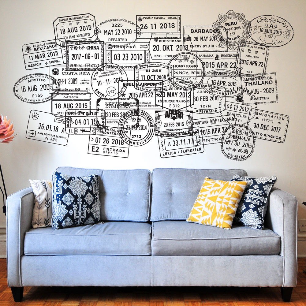 Passport Stamp Decal - Comoros Conquest Maps LLC