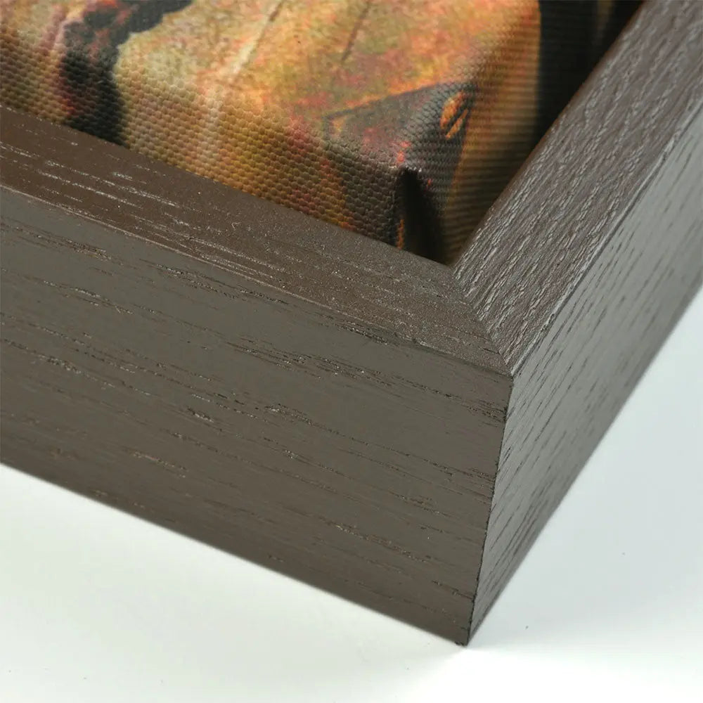 Decorative Wood Frame for 10"x10" Custom Canvas Print Conquest Maps LLC