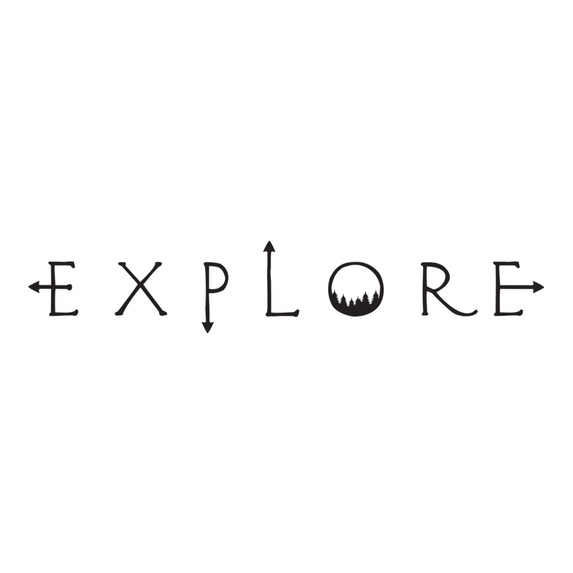 Explore - Word Decal Graphic CM Vinyl Graphics