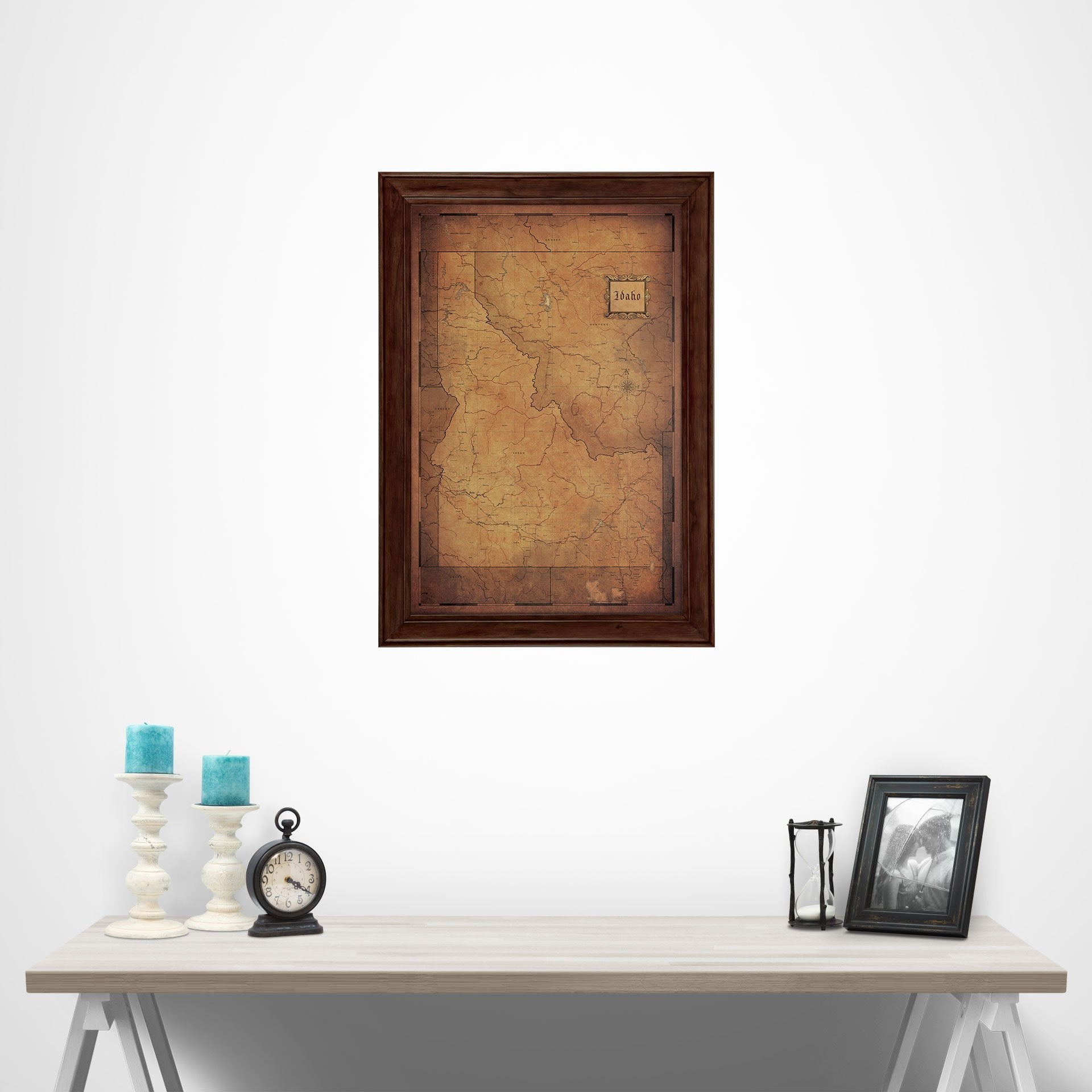 Push Pin Idaho Map (Pin Board) - Golden Aged CM Pin Board