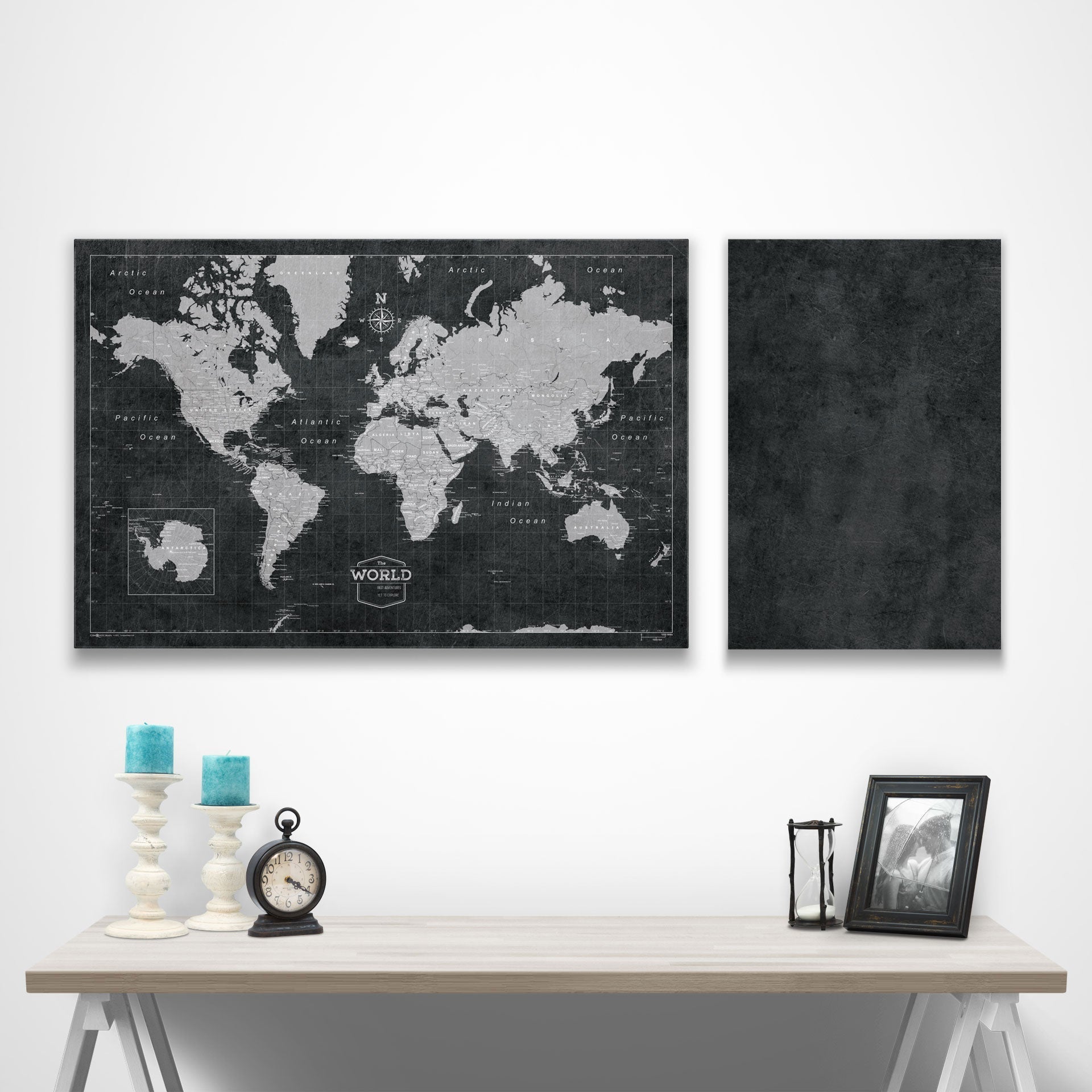 Expansion Pin Board - Modern Slate CM Pin Board