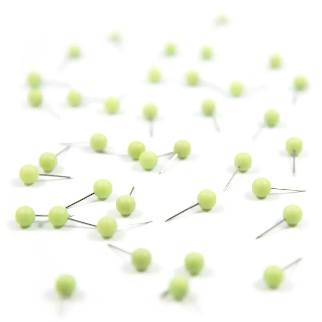 Map Push Pins: Spring Green - Matte Finish CM Push Pins