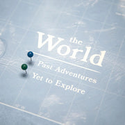 Push Pin World Map (Pin Board) - Natural Earth - Overstock Sale! CM Pin Board