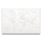 Push Pin World Map (Pin Board) - Classic Marble CM Pin Board