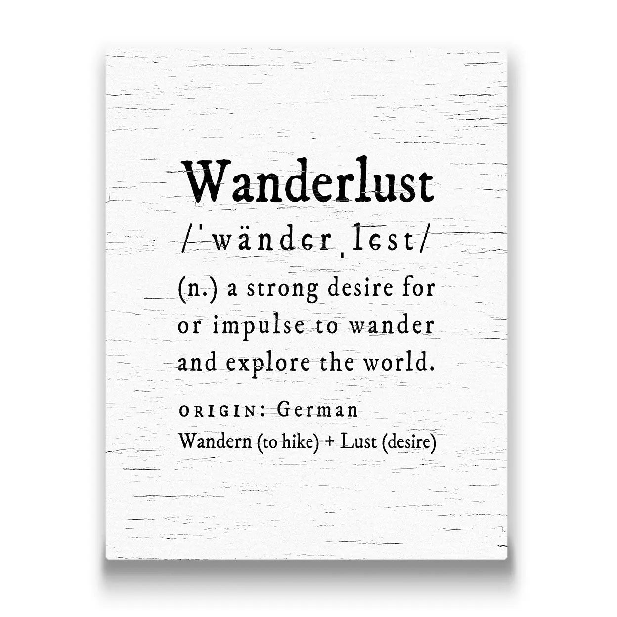 Wanderlust - Canvas Wall Art Conquest Maps LLC