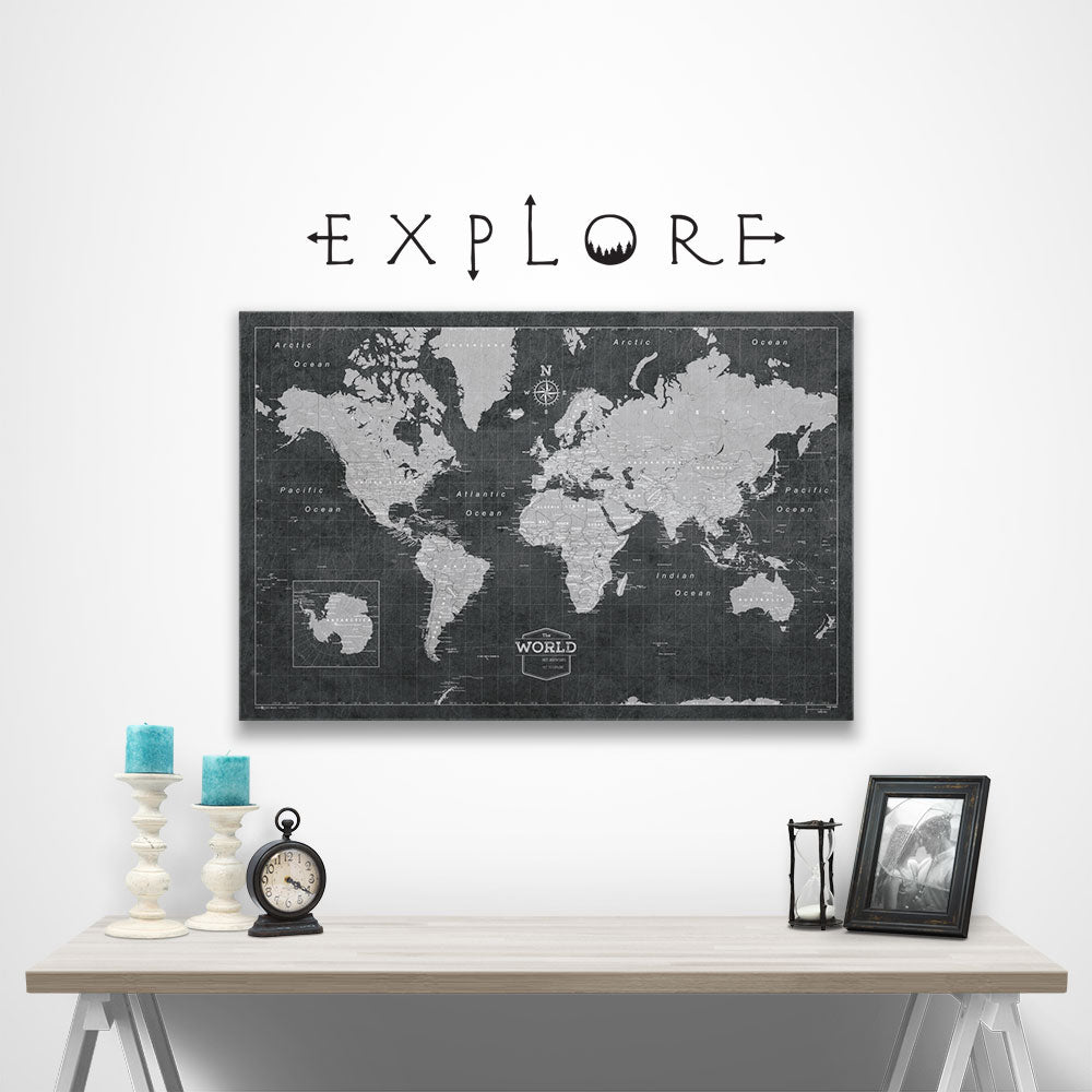 Explore - Word Decal Graphic CM Vinyl Graphics