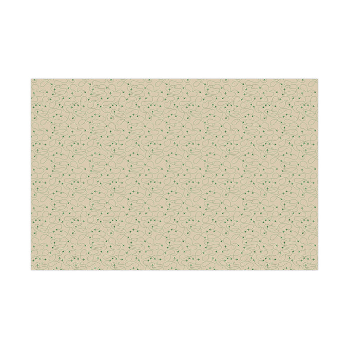 Travel Gift Wrapping Paper - Tan Printify