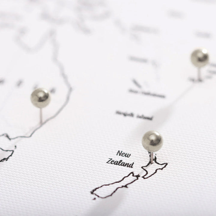 Mini Map Compass Push Pin Mini Maps for Small Spaces