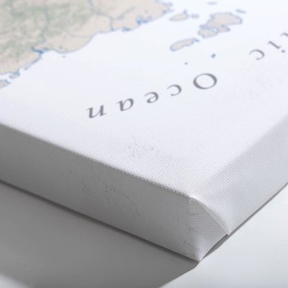 Push Pin World Map (Pin Board) - The Night Voyager - Essentials Collection Conquest Maps LLC