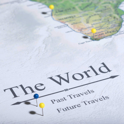 Push Pin USA Map (Pin Board) - The Adventurer - Essentials Collection Conquest Maps LLC