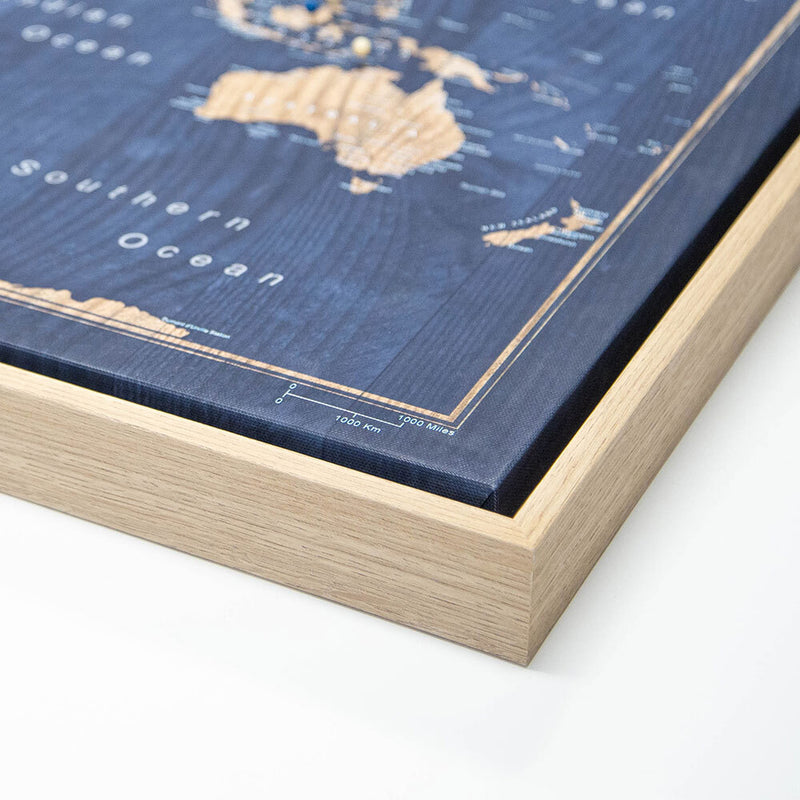Maps In Frames Map Frames | Decorative Wood Designs | Shop Conquest Maps