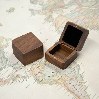 Classic Wooden Push Pin Keepsake Box