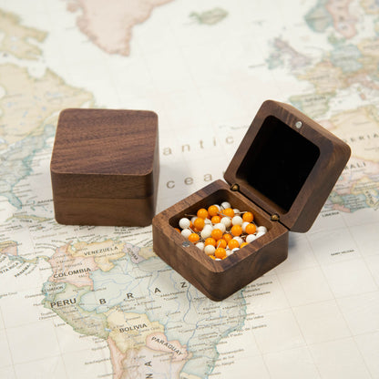 Classic Wooden Push Pin Keepsake Box