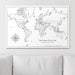 Color Your World! Paintable Push Pin Map CM Pin Board