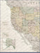 USA Map Poster - Desert Sunrise CM Poster