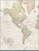 World Map Poster - Desert Sunrise CM Poster