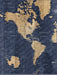 World Map Poster - Deep-Sea Drift CM Poster