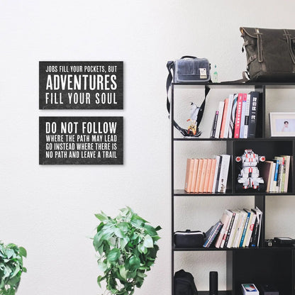 Do Not Follow Paths - Canvas Wall Art Conquest Maps LLC