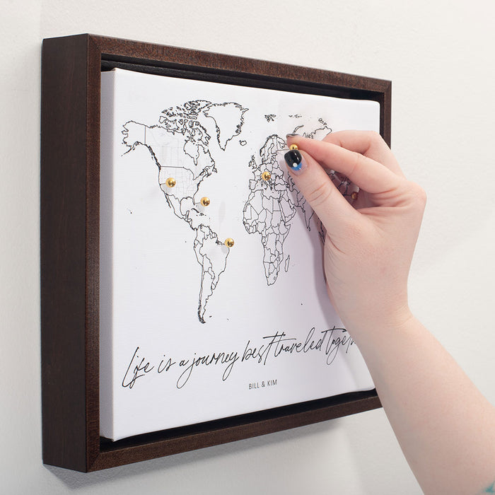 Push Pin World Maps Wall Art  Paintings, Drawings & Photograph Art Prints