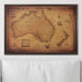 Push Pin Australia Map (Pin Board) - Golden Aged CM Pin Board