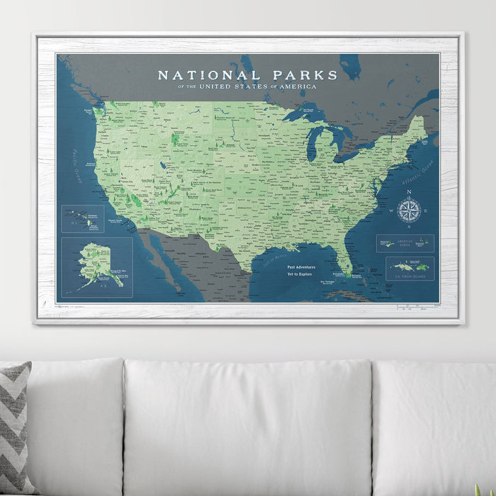 Push Pin National Parks Map (Pin Board) CM Pin Board