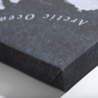 Push Pin USA Map (Pin Board) - The Night Voyager - Essentials Collection Conquest Maps LLC