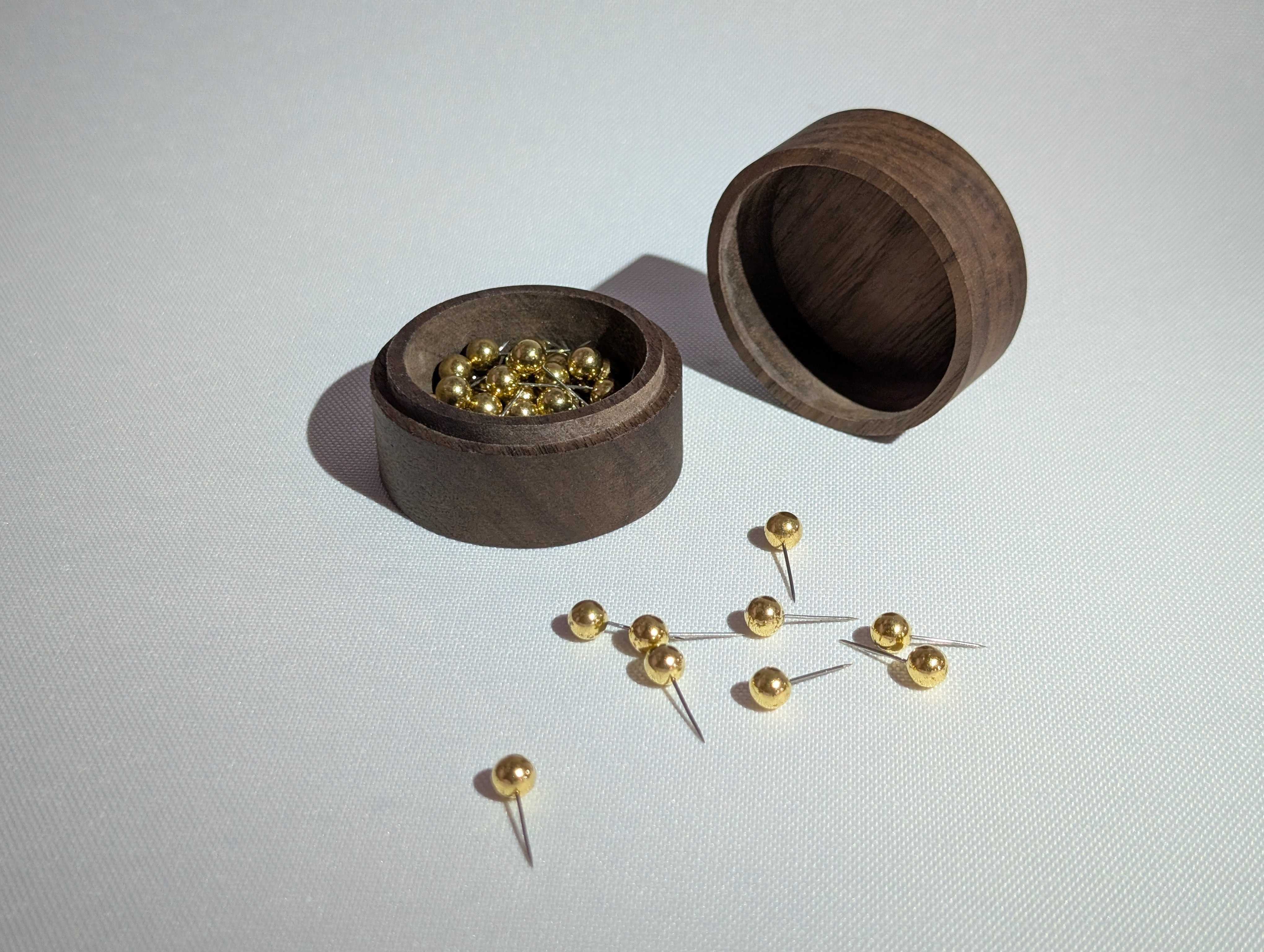 Round Push Pin Keepsake Box